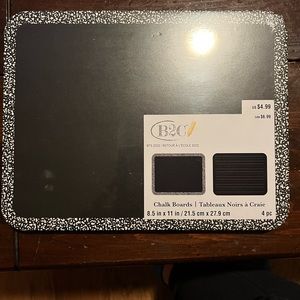 Brand New 4 Chalk board set